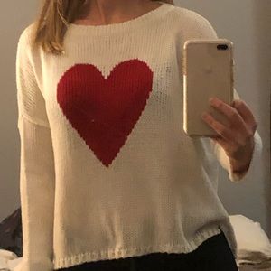 Wooden Ships Heart Sweater ❤️❤️❤️
